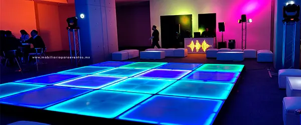 pista iluminada
